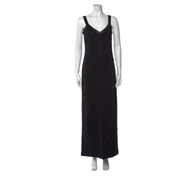 St. John Glitter heavy knit maxi dress usa small